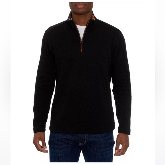 Nordstrom Other - Robert graham quarter zip size medium black